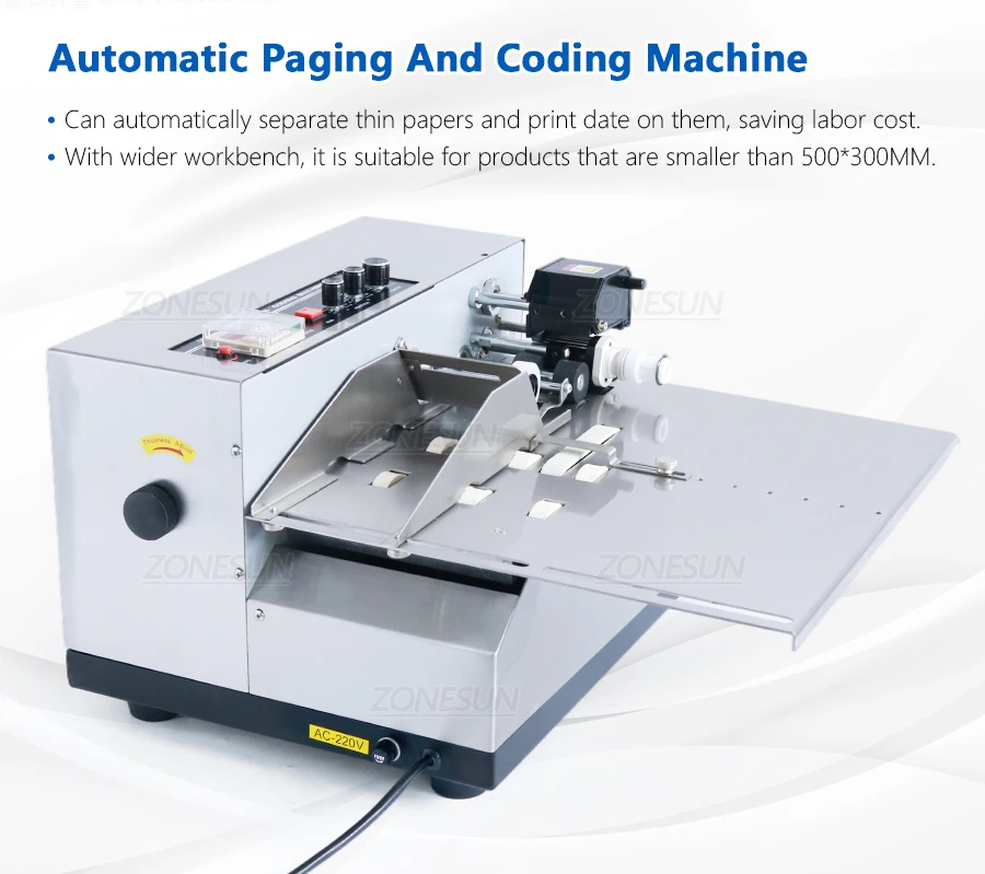 MY-380F Printing Machine 3-30cm Produce Solid Ink Roll Coding Card Bag Continuous Date Printer Machine