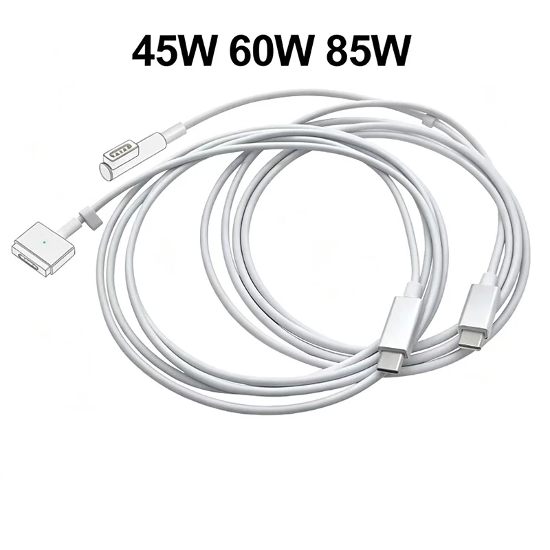Universal Laptop Charger with USB-C Cable for MacBook Pro and Air - 45W/60W/85W Adapter