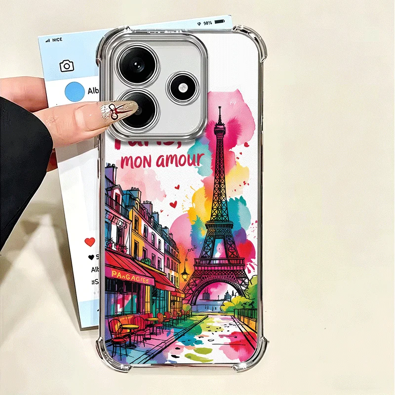 Eiffel Tower Paris Plating Phone Case