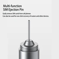 SIM Card Tray Removal Tool with Cleaning Brush, 2 in 1 Portable Keychain Eject Pins Reset Needle & Cleaning Pen for cell phone. 4
