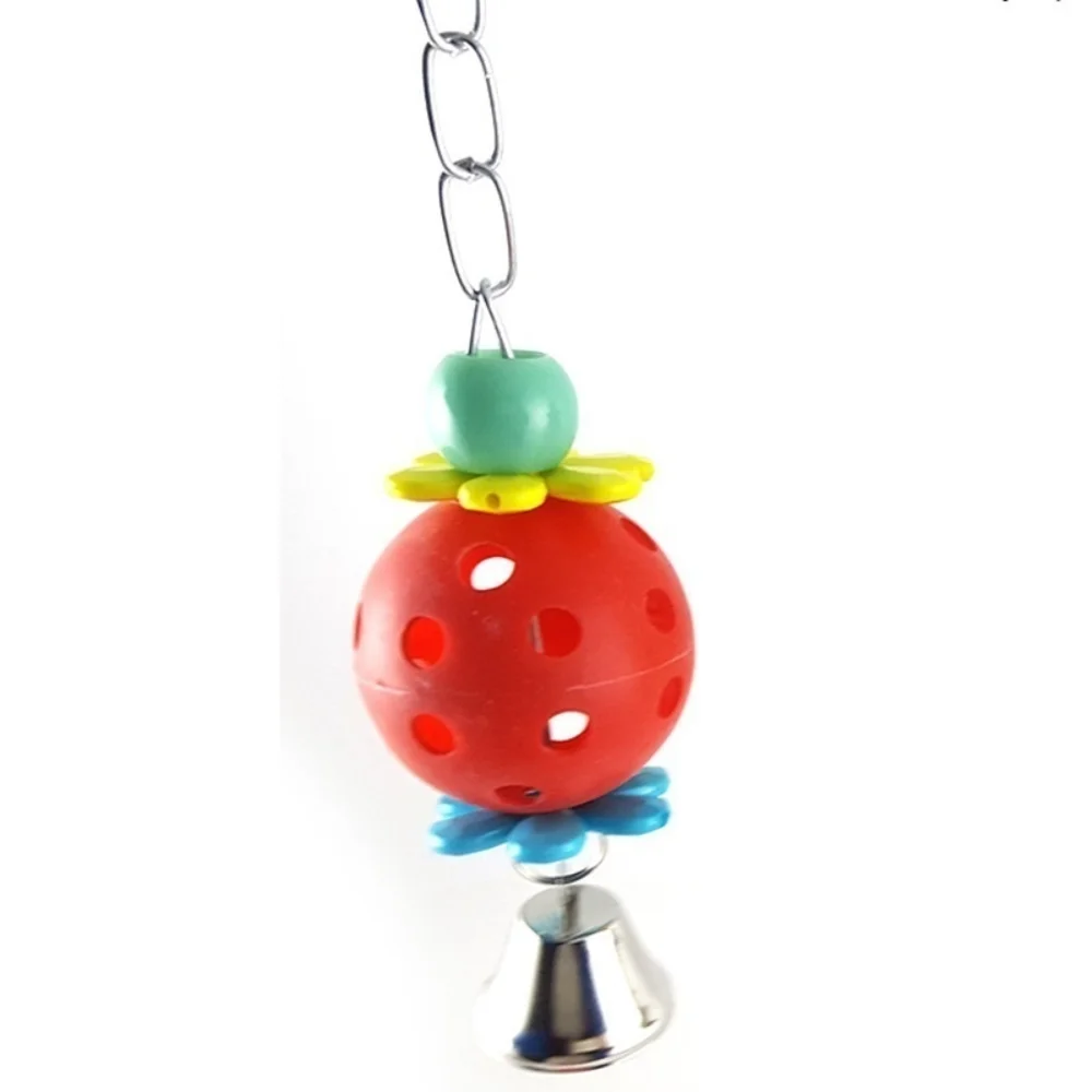Pet Bird Bites Toy Parrot Chew Ball Swing Cage Hanging Cockatiel Birds Toys