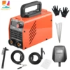 Welder Machine, 250A ZX7 Portable MMA Welding Machine, IGBT Inverter Welder Digital Display with Hot Start Arc Force Anti-Stick 1