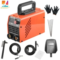 Welder Machine, 250A ZX7 Portable MMA Welding Machine, IGBT Inverter Welder Digital Display with Hot Start Arc Force Anti-Stick 1