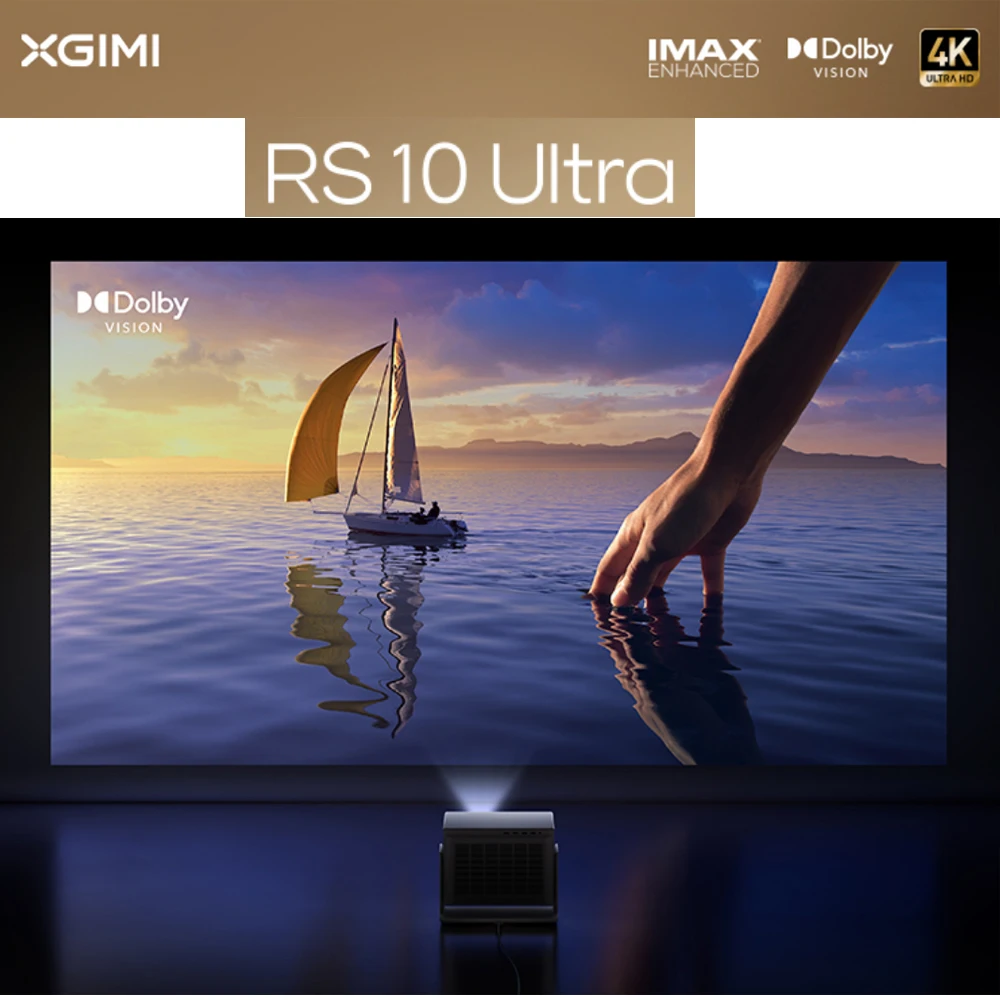 XGIMI RS 10 Ultra Eye protection tri-color laser projector 4K DLP Screenless TV Home Theater Android WIFI Beamer portable projector video projector