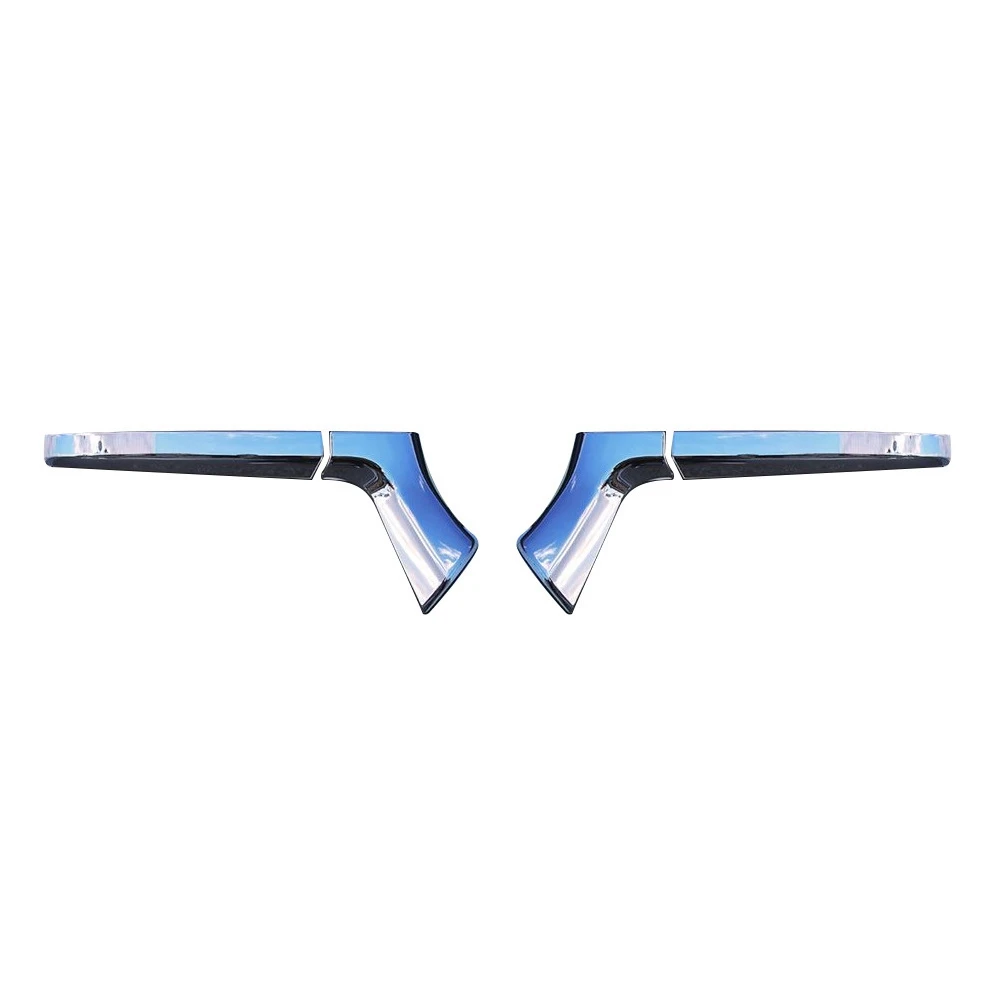 4Pcs Abs Chrome Side Rearview Mirror Strip Cover Trims Sticker For Toyota Corolla Cross 2021 2022 Rhd