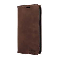 Anti - Theft Wallet Flip Card Holder Leather Phone Case for Realme Note 70 4G (Brown)