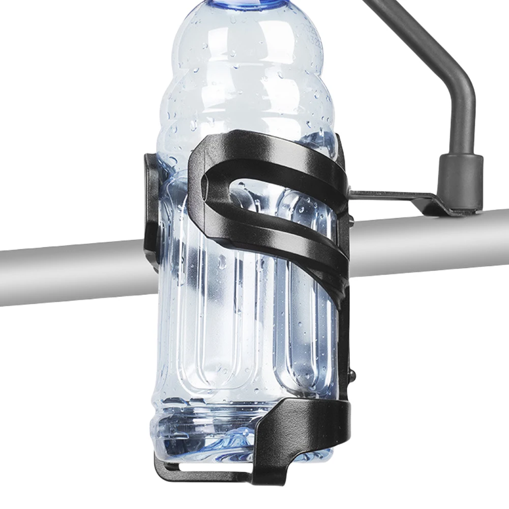 Motorcycle Drinking Cup Holder Detachable Riding Mirror Handlebar Water Bottle Cup Holder Drink Cup Support for Riding Travel