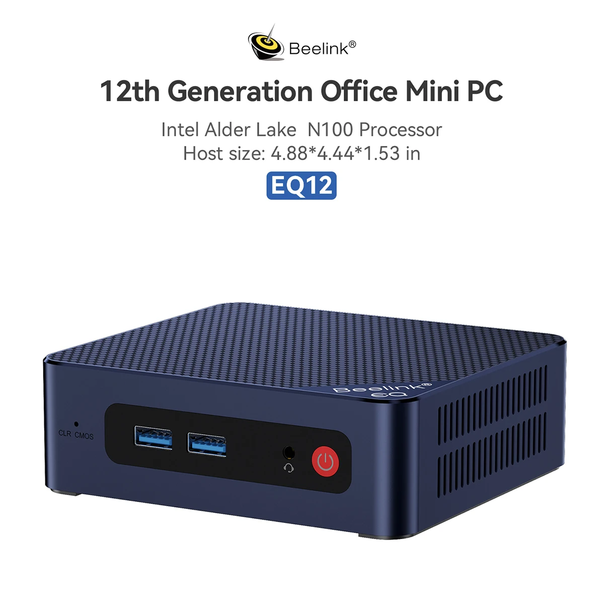 Mini PC Beelink-EQ12 Pro,デスクトップ,Intel Core i3,n305,eq12,n100 