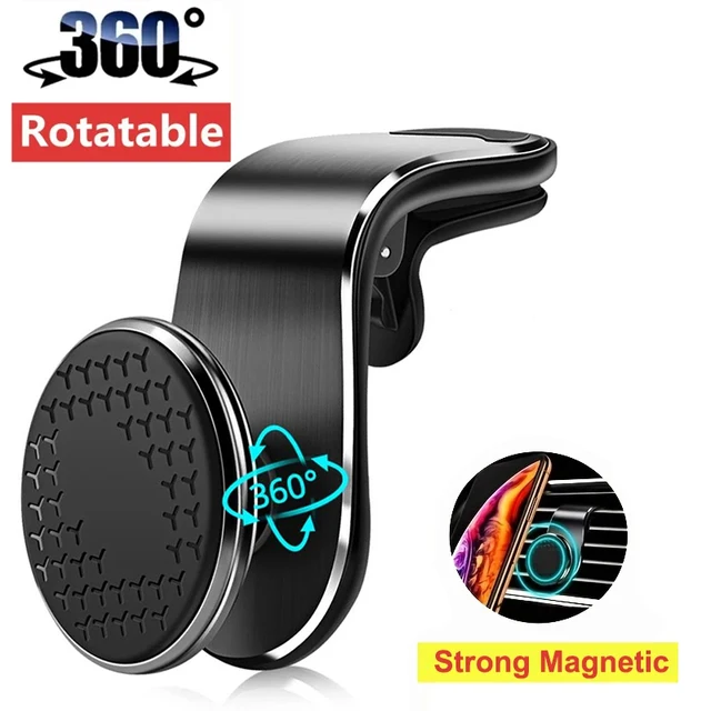 Rotatable Magnetic Car Phone Holder Air Vent Magnet Mount GPS Smartphone Phone Support in Car Bracket for iPhone Samsung Xiaomi