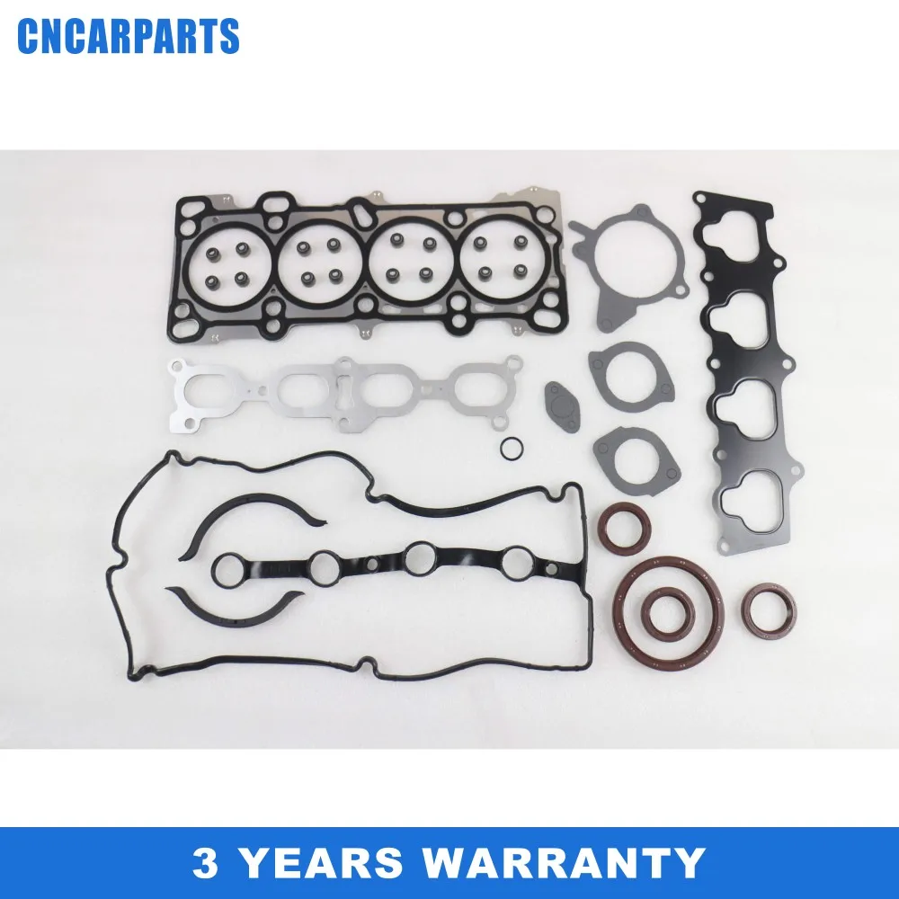 Set Guarnizioni Testa Completa/Vrs Adatto Per Ford Laser 1.6L,4Cyl, Trasmissione A Cinghia 16V Dohc,Efi, Kn Kq,Zm Mazda 323 Astina Protege Efi