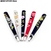 1pc Stainless Steel Eyebrow Tweezer Flower Printed Eyebrow Tweezer Slant Tip Hair Removal Makeup Tool 5