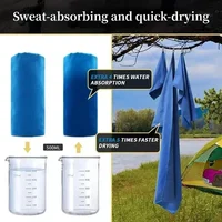 Quick-Drying Sports Towel 40x80CM Blue Grey Green Gym Fitness Camping Running Beach Washcloth Towels With Storage Bag 2