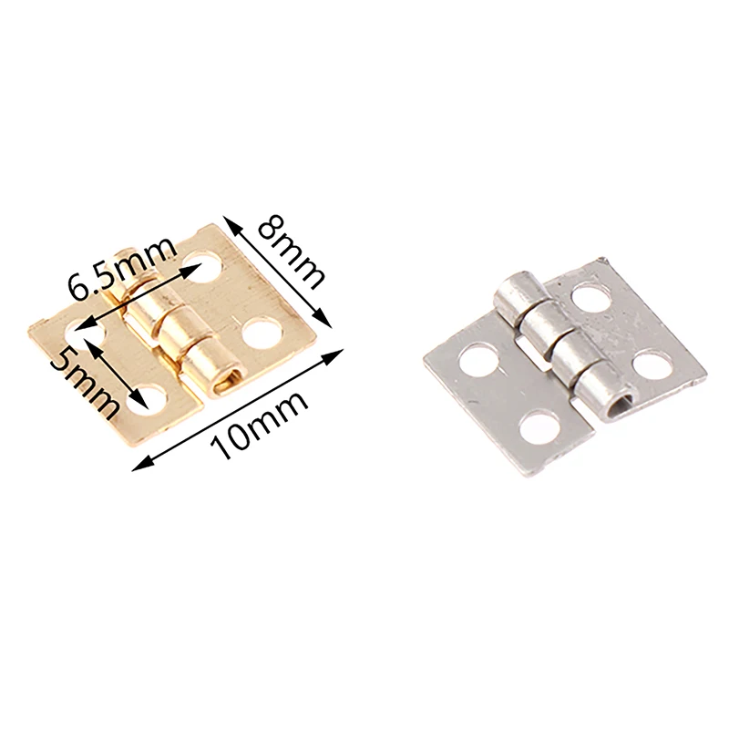 For 1/10 RC Crawler Car Trx4 1/14 Tamiya RC Dump Truck SCANIA 770S Mini Door Hinge Simulation Folding 10pcs