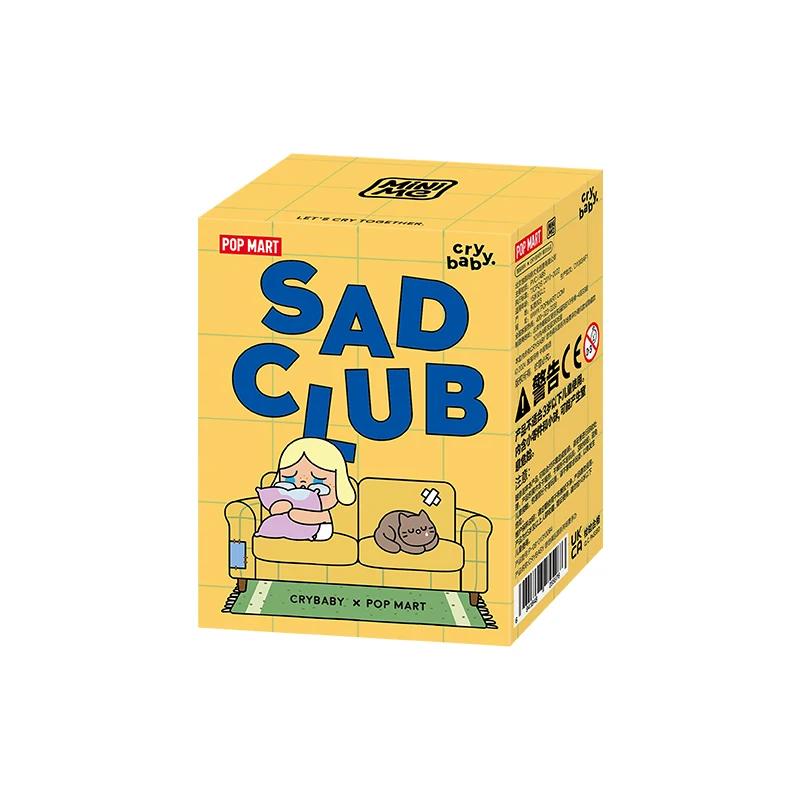 thumbnail image 1 of POP MART-figuras de acción de la serie CRYBABY Sad Club, 1 unidad/8 piezas, caja ciega, Anime, 1 of 5