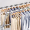X-Shape Foldable Stainless Steel Drying Rack,Indoor Outdoor Universal Clothes Rack,Drying Clothes and Quilts,Storage Organizer 3