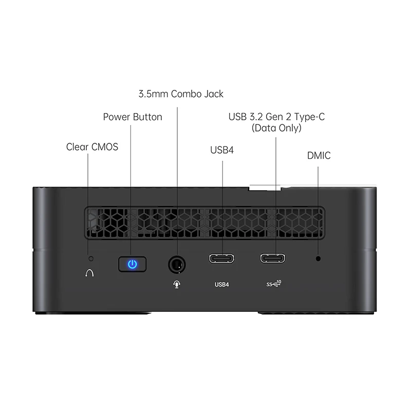 Minisforum UM690 6900HX Mini PC Windows 11 Pro Support Dual Channel DDR5 USB4 8 Cores 16 Threads RJ45 2.5G Computer 8K Dual 4K 3