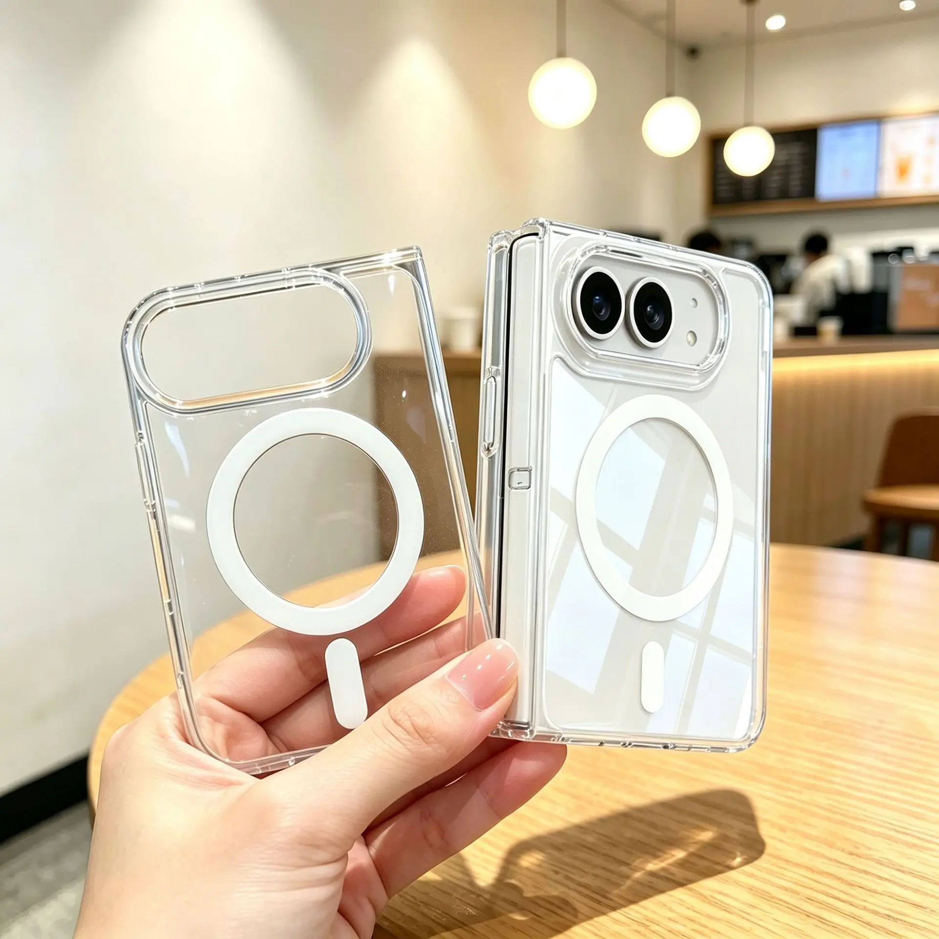 Magsafe Clear Phone Case with Enhanced Durability