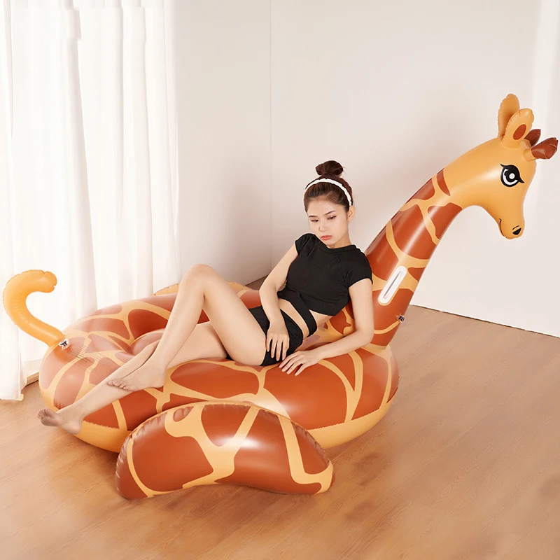 Giant Giraffe Pool Float 4
