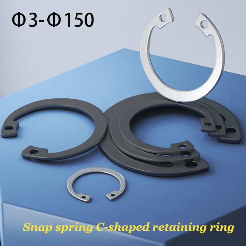 M8-M72 C-Ring Spring Retainer For Hole Internal Circlip Stainless Steel Snap Lock Hole Spring Retainer