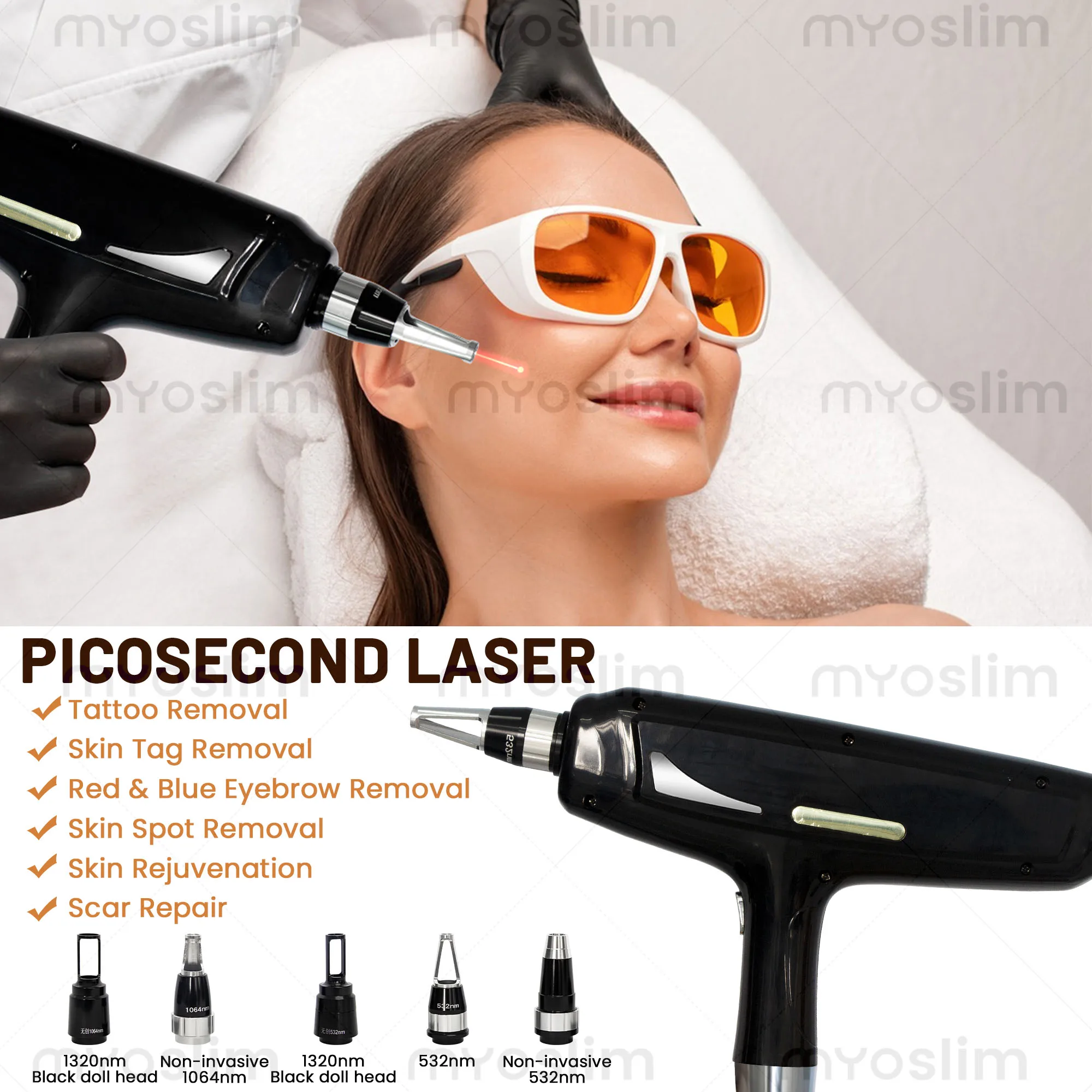 New FAC Diode Laser Ice Hair 5000w Soprano 2in1 Q Switch ND YAG Picosecond Tattoo Removal Pigment Chloasma 755/808/940/1064 4