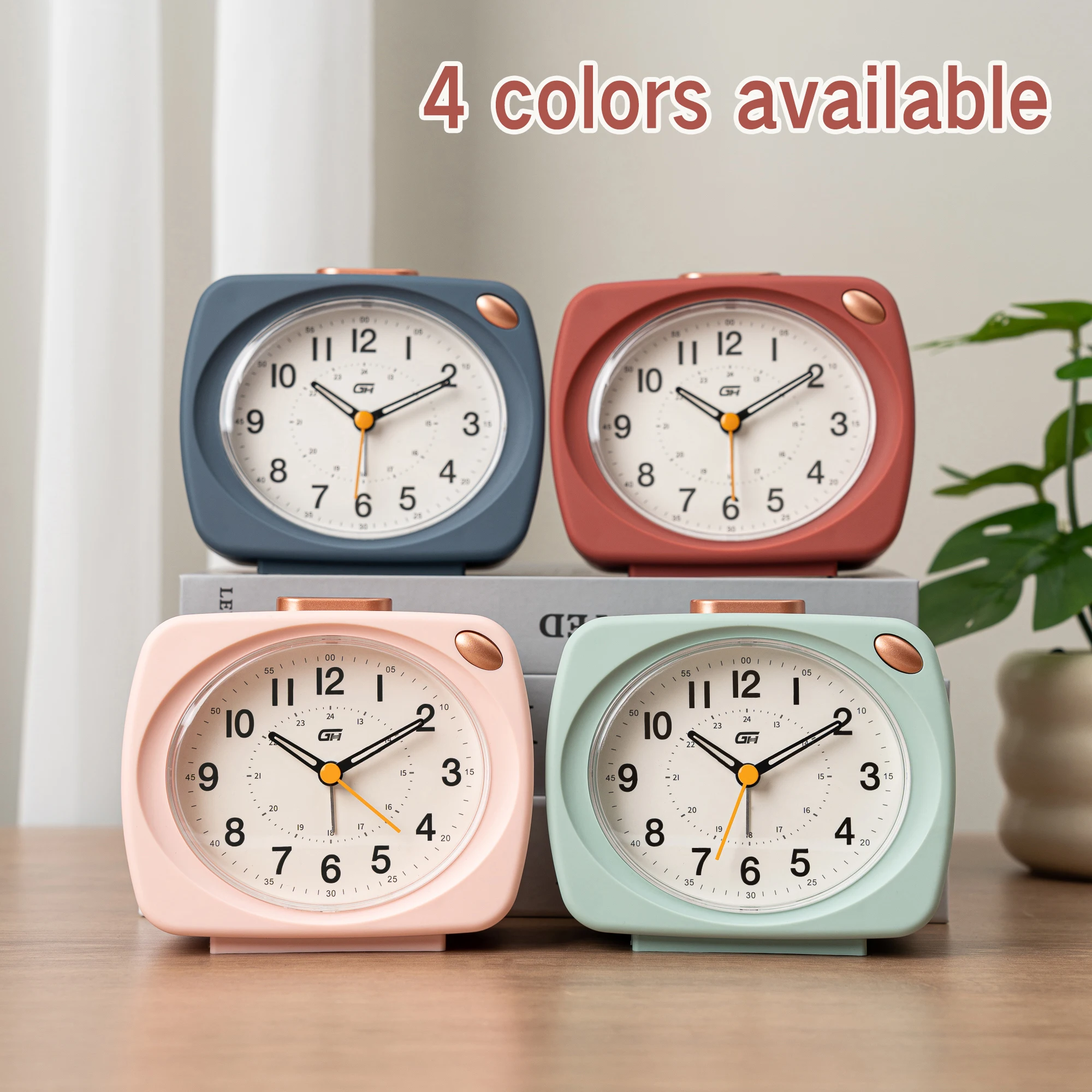 Modern Music Alarm Clock with Snooze and Night Light Functions - Perfect School Season Gift