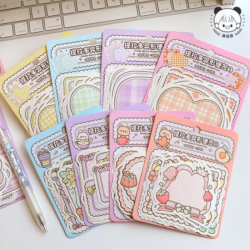 

20sets/lot Memo Pads Material Paper alien note Junk Journal Scrapbooking Cards Retro Background Decoration Paper