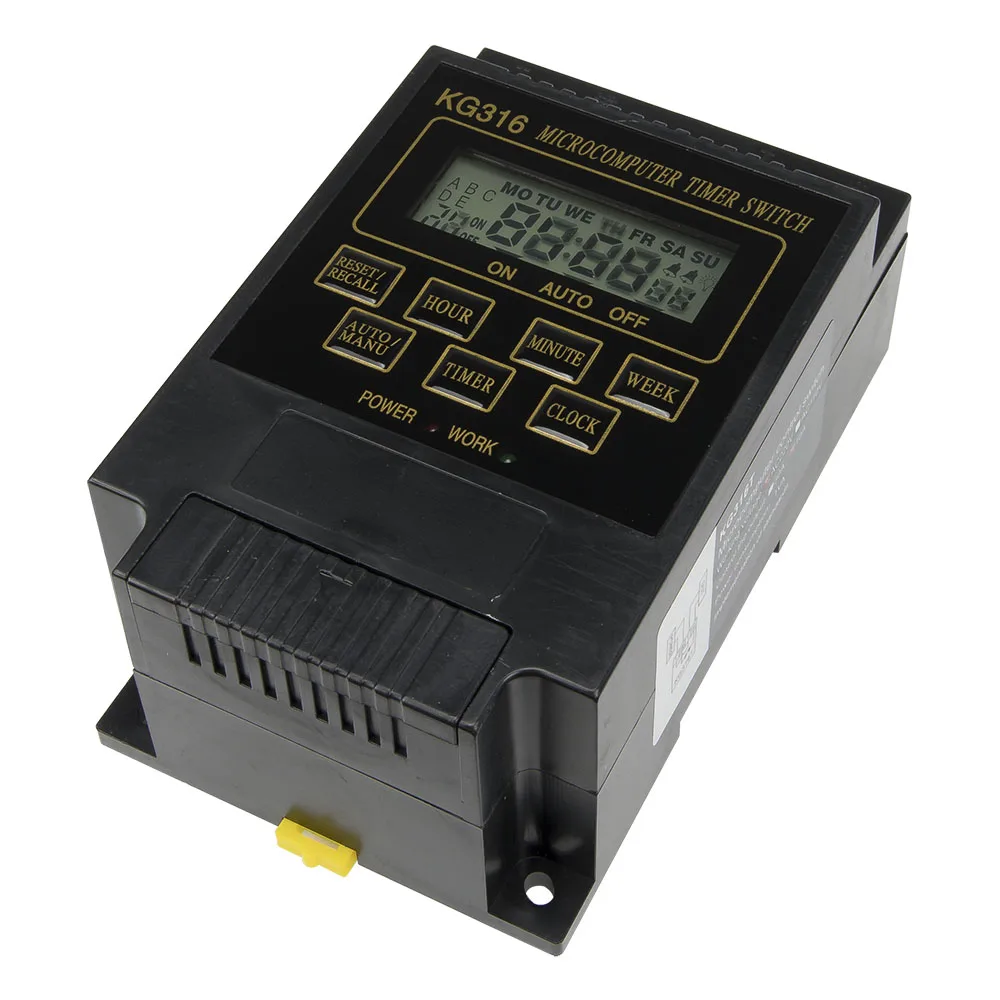 KG316TAC220V10Adigitaltimeswitch220VACweeklyprogrammable