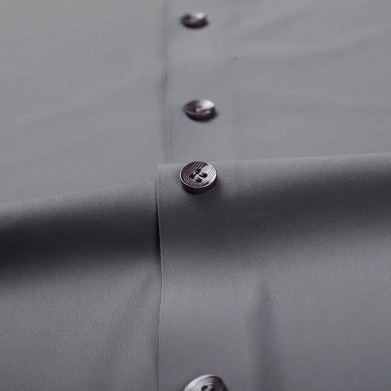 New in Shirts for Men Vintage Lapel Business Casual Summer Short Sleeve Button Letter Printed Embroidery Fashion Tops