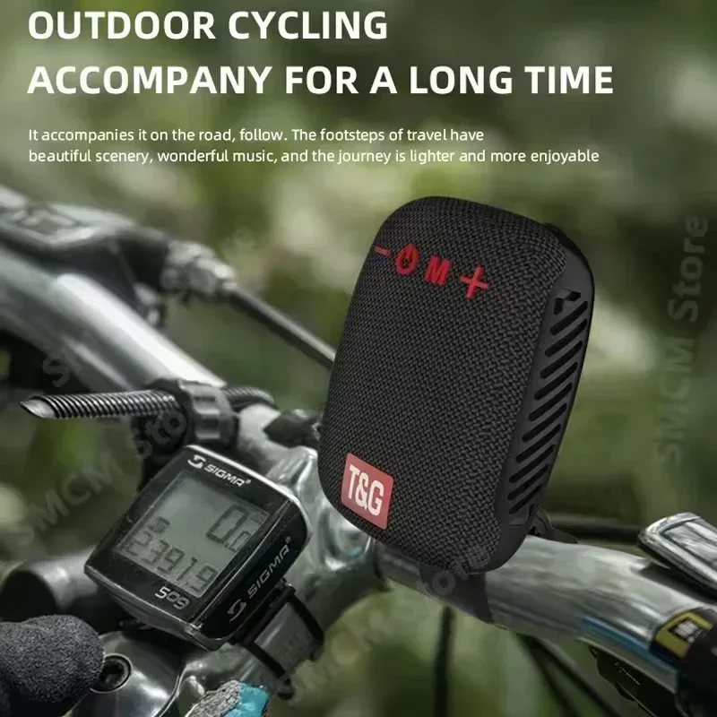 Outdoor Bicycle TG392 Portable Bluetooth Speaker TWS Wireless Mini Bass FM Radio Soundbar Riding Music Loudspeaker For Camping bluetooth speaker