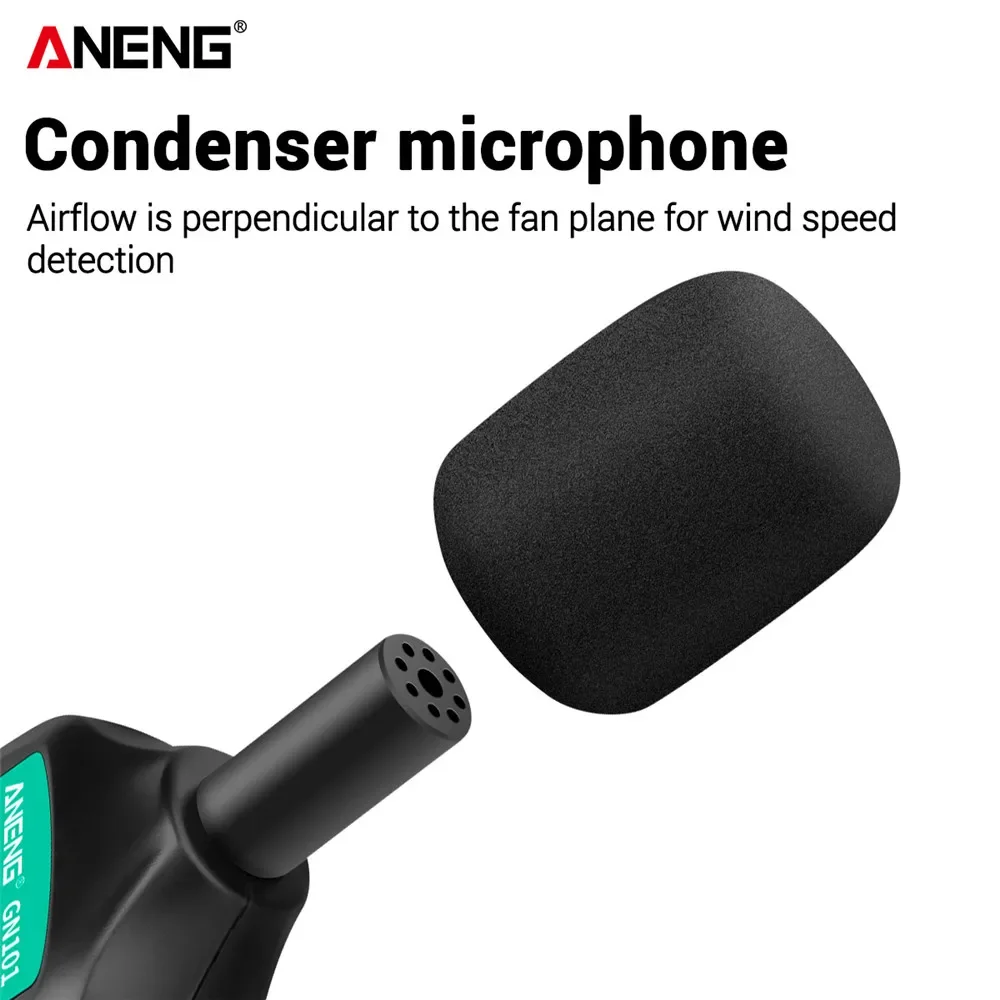 ANENG GN101 Digital Noise Meter Measurement 35-135 db Intelligent Sound Level Meter Decibel Monitor Logger  Diagnostic-Tool 4