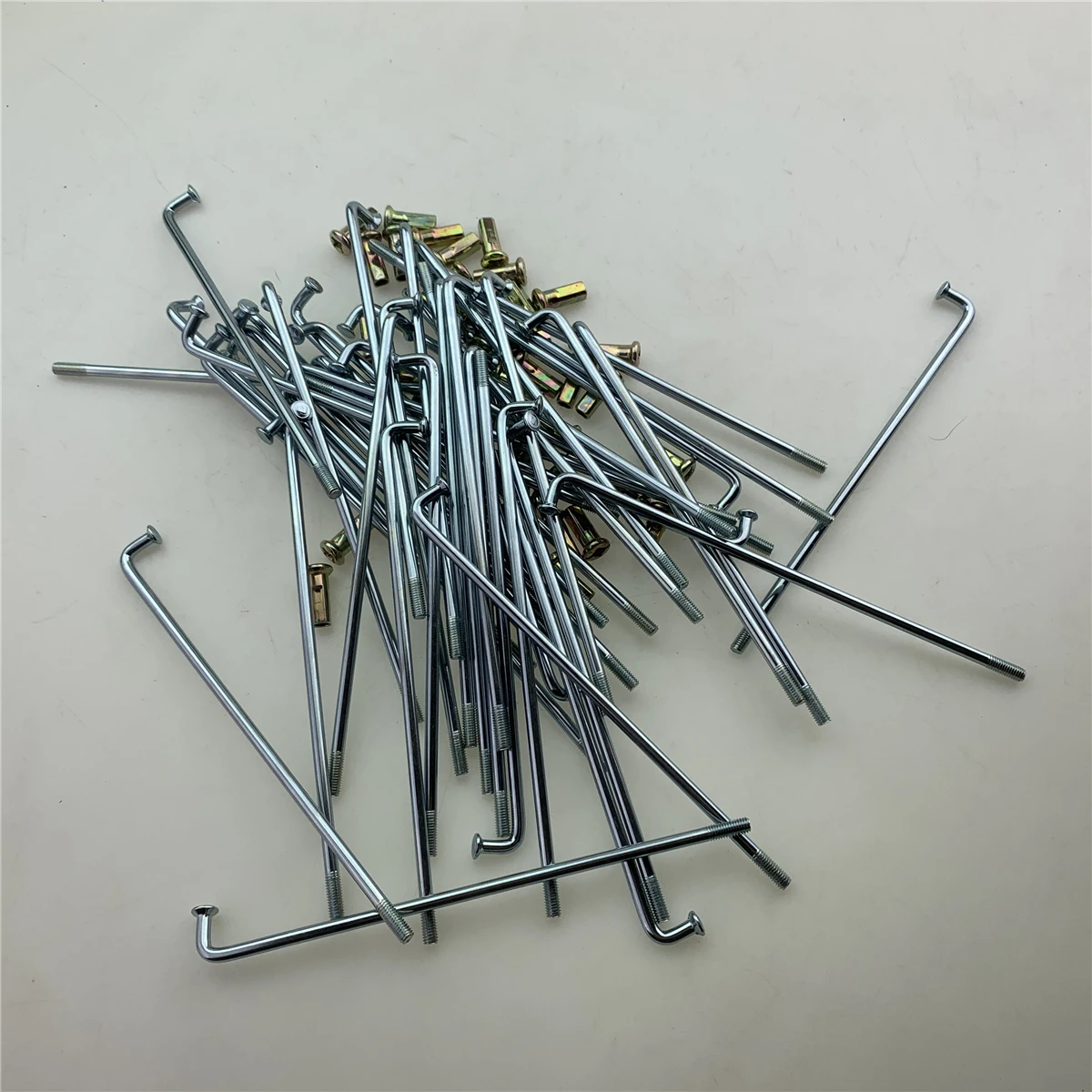 Off-road Motorcycle Front Rear Drum Disc Brake Steel Wire Spokes Car Bars For GN125 GN250 Jialing GS125 GY dirt bike wheel spoke