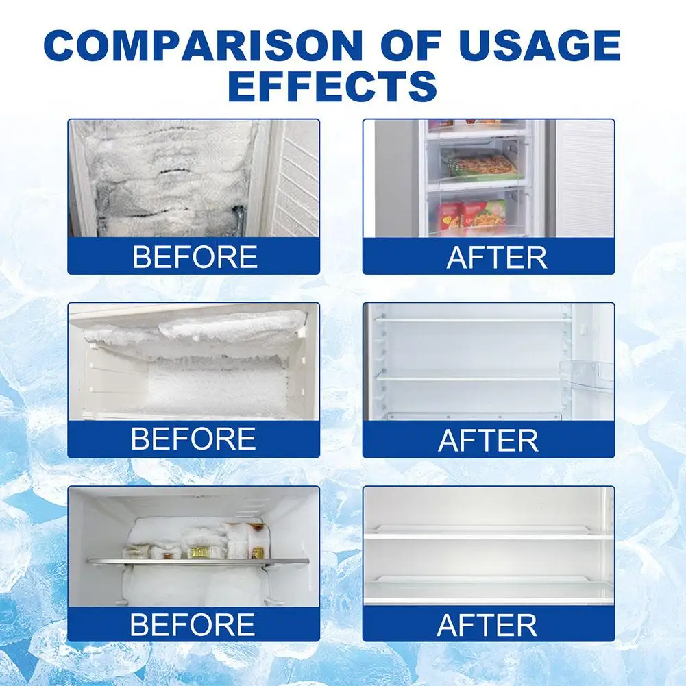 120ml Refrigerator Defrosting Deicing Agent Home Freezer Fresh Spray Improve Easy Keep Cleaner Food Thaw Use Household Clea H9R4 6