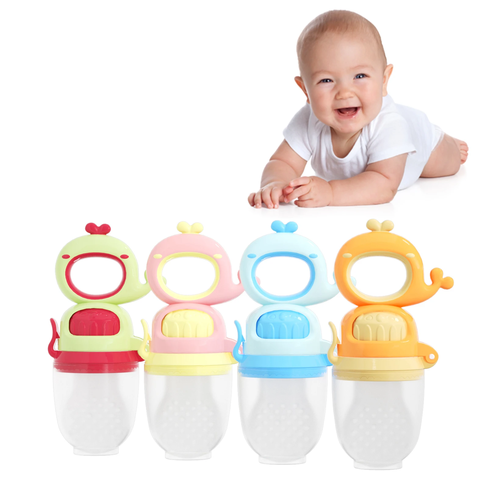 Jaybaby baby fresh fruit food feeder nibbler pacifier 2 pcs baby food