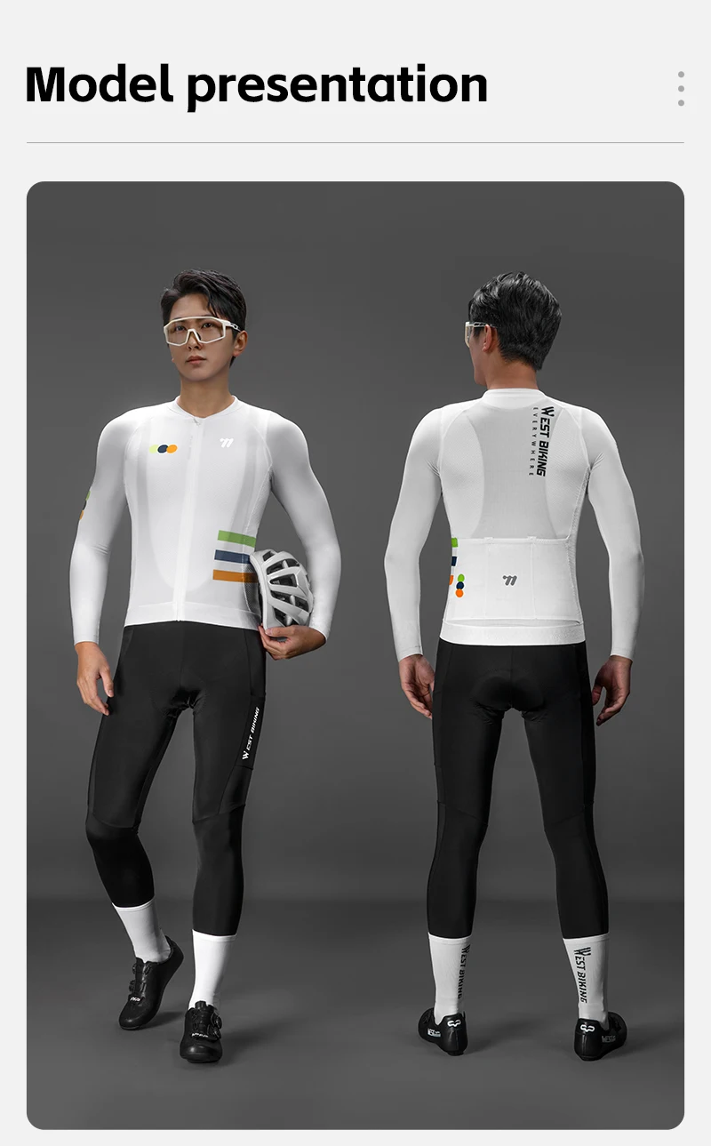 WEST BIKING Mann Radfahren Maillo Feuchtigkeit-Wicking Training Level Radfahren Jersey Mann Coole Und Erfrischende Radfahren Kleidung Für Männer – Detail 39