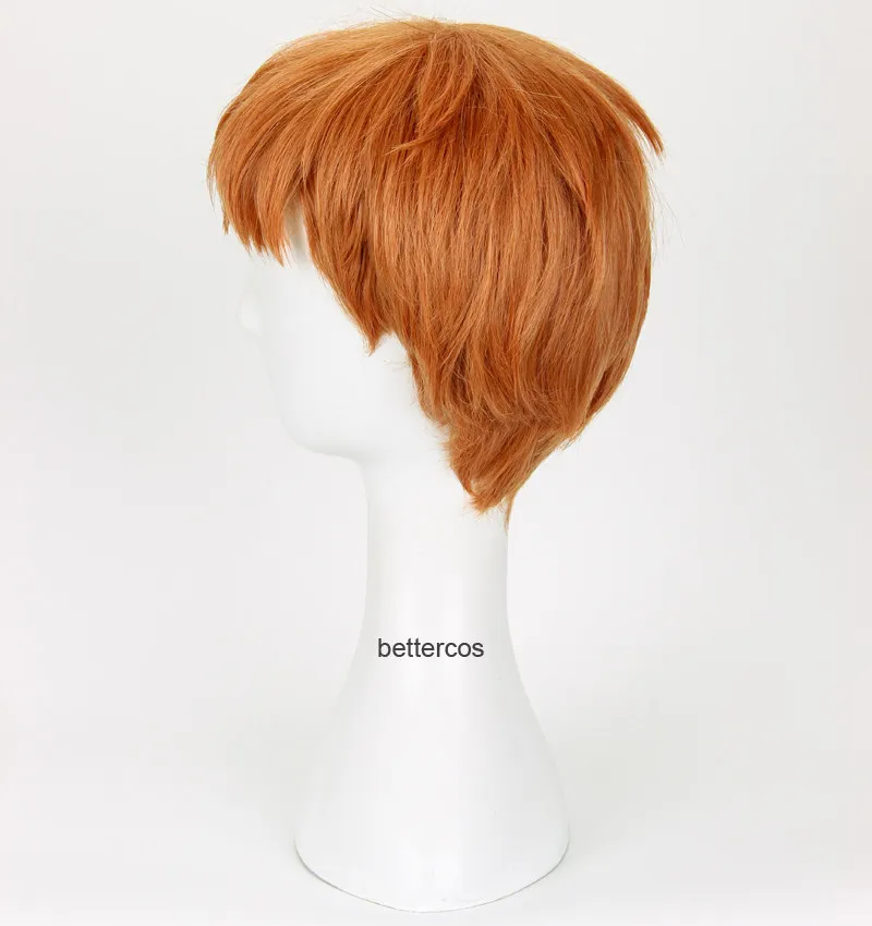 The Seven Deadly Sins King Cosplay Wig - Short Heat-Resistant Synthetic Hair with Wig Cap