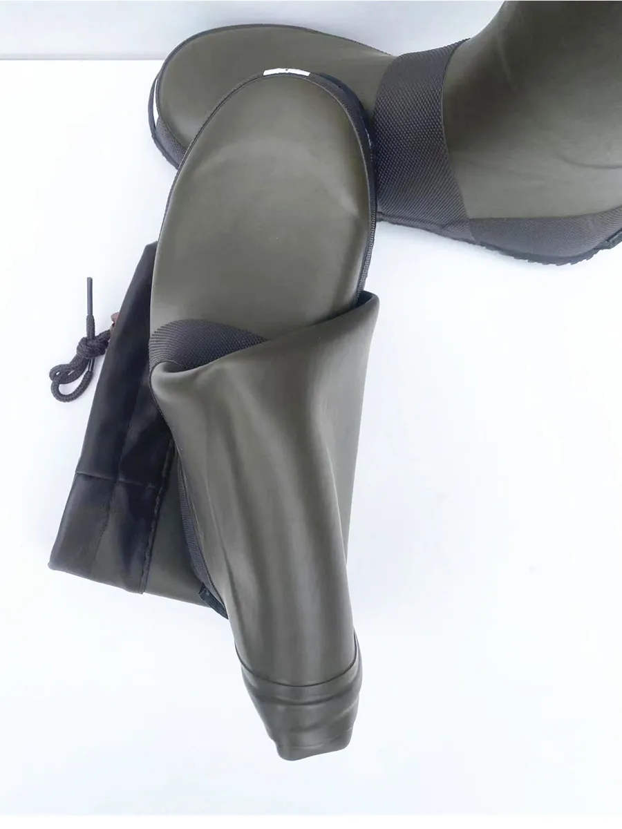 Bottes de pluie étanches légères pour pêche, randonnée et camping hommes femmes