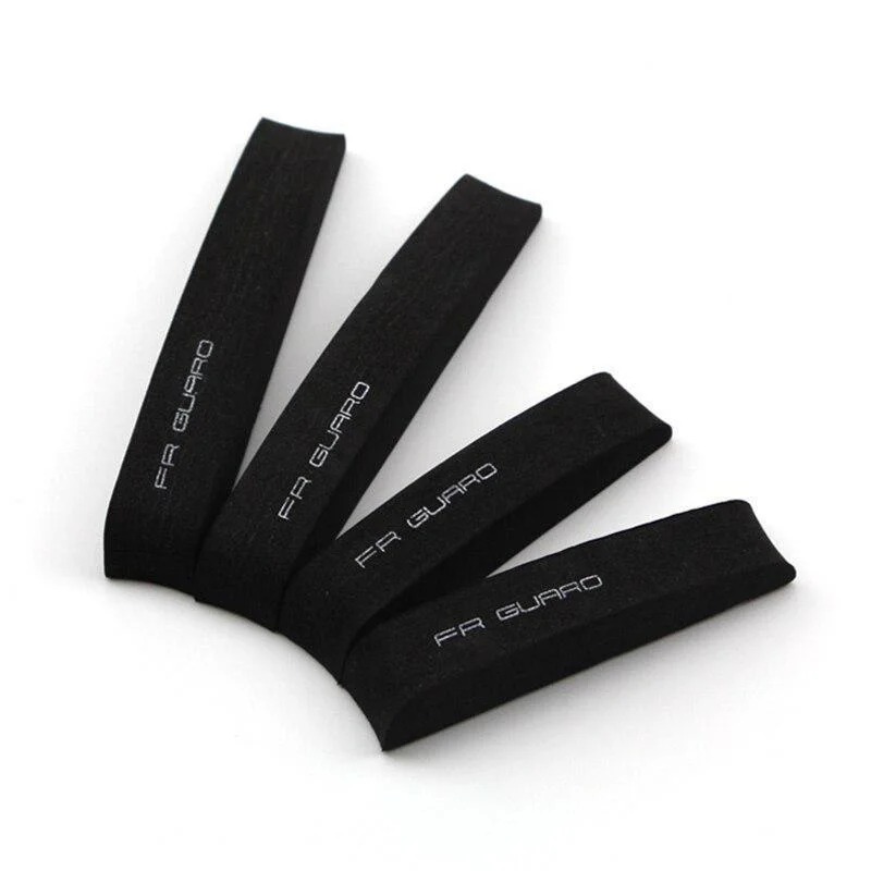 Car Door Edge Protection Rubber Guard Strips - Set of 4 Scratch-Resistant Bumper Stickers