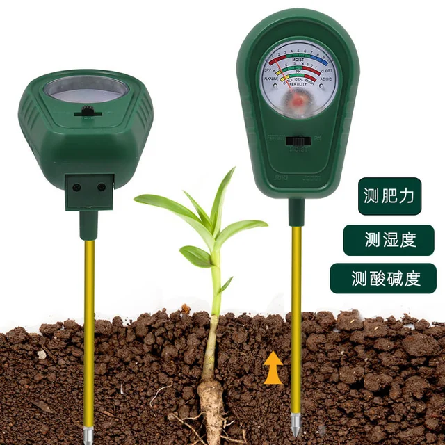 20Db Termékenységi Páratartalom Ph -Tesztelő Egy Talajvizsgáló Mutató Talaj Mérője - Image 2