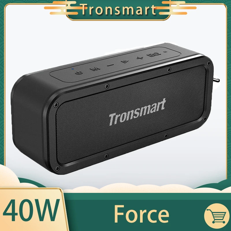 

Tronsmart Force Bluetooth 5.0 Speaker 40W Portable Speaker IPX7 Waterproof Speakers 15H Playtime with Subwoofer NFC