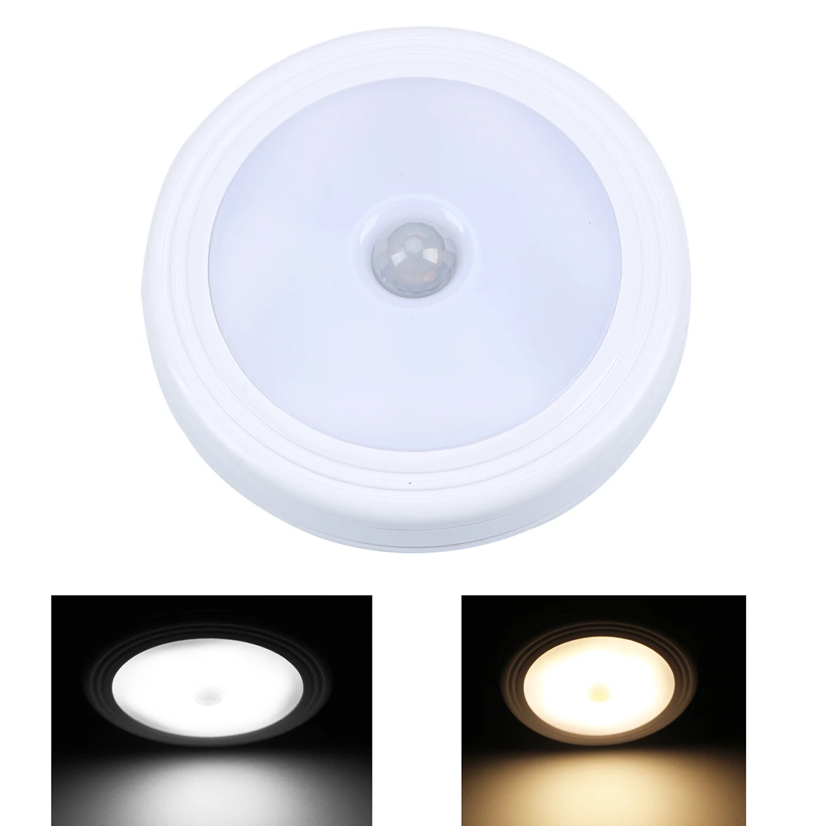 PIR Motion Sensor LED Night Light Battery Powered Night Lamp For Kitchen Cabinet Wardrobe Lamp Staircase Wireless Closet Light