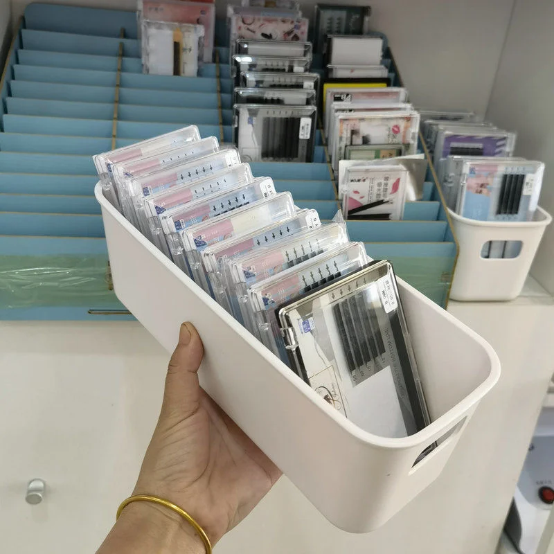 속눈썹 연장 도구 정리함이 포함된 인조 속눈썹 보관 상자 1개 - 속눈썹 액세서..