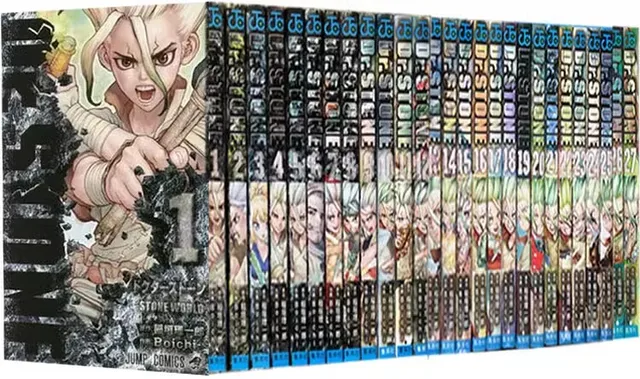 Neolithic/Stone Age Volumes 1-27, Finished Set Dr. STONE