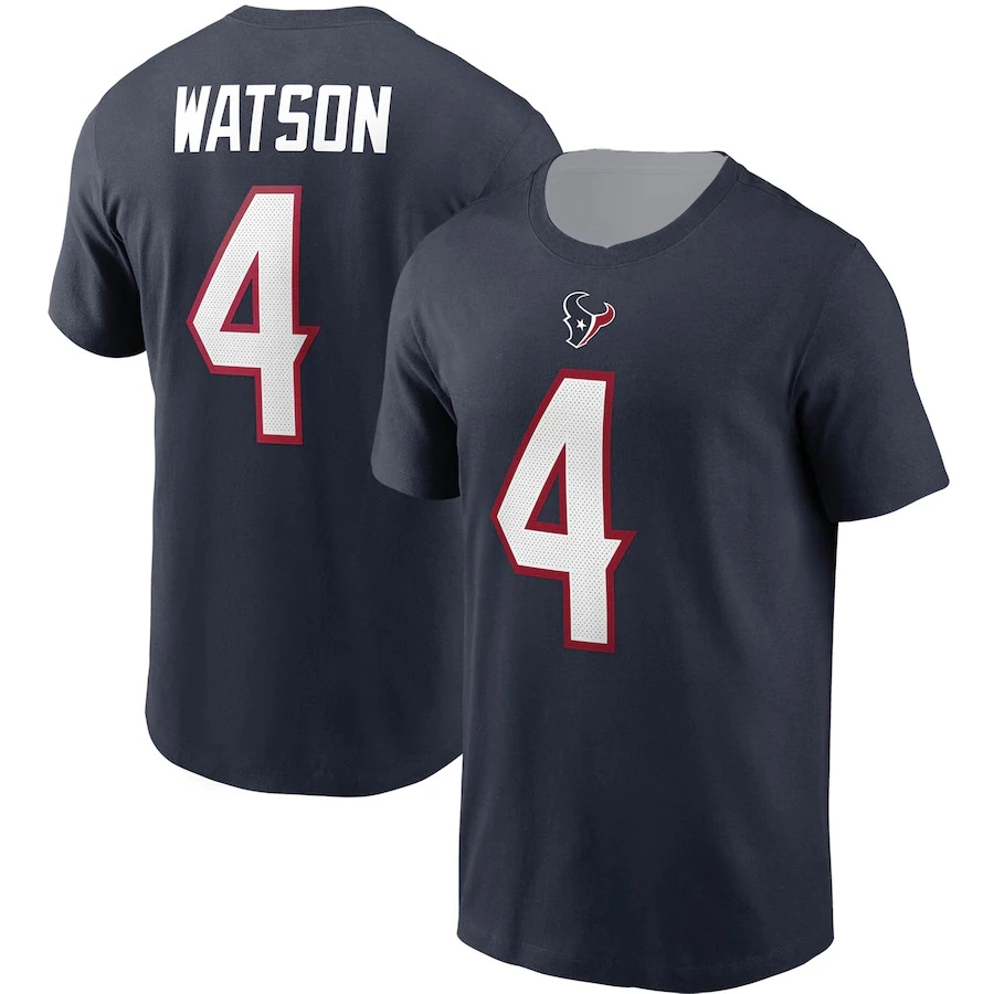 thumbnail image 1 of Nuevas camisetas de entrenamiento de rugby TEXANS, camisetas para hombres y mujeres, camisetas deportivas de la serie Number, cuello redondo, manga corta, transpirables, de secado rápido, 1 of 5
