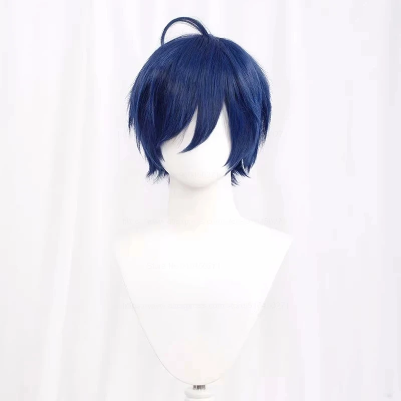 Anime Wigs Short Straight Cosplay Heat Resistant Hair White Green Purple Brown Black Blue Gray Blond Orange Red Gold Fluffy