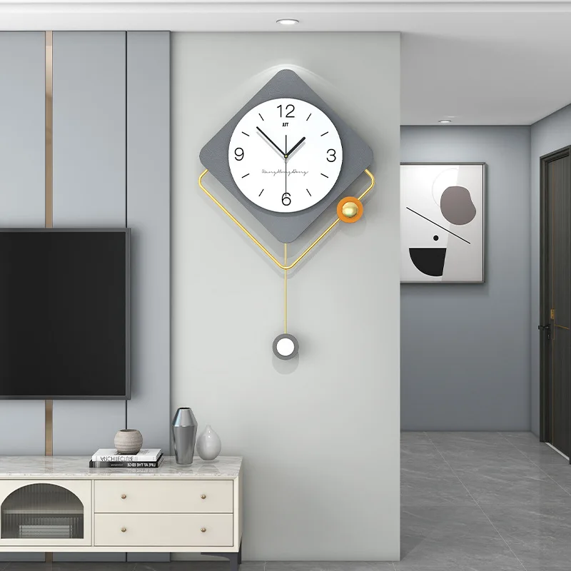 

Modern Luxury Wall Clock Living Room Fashion Creative Wall Clock Nordic Mechanism Minimalist Bedroom Reloj De Pared Wall Clocks