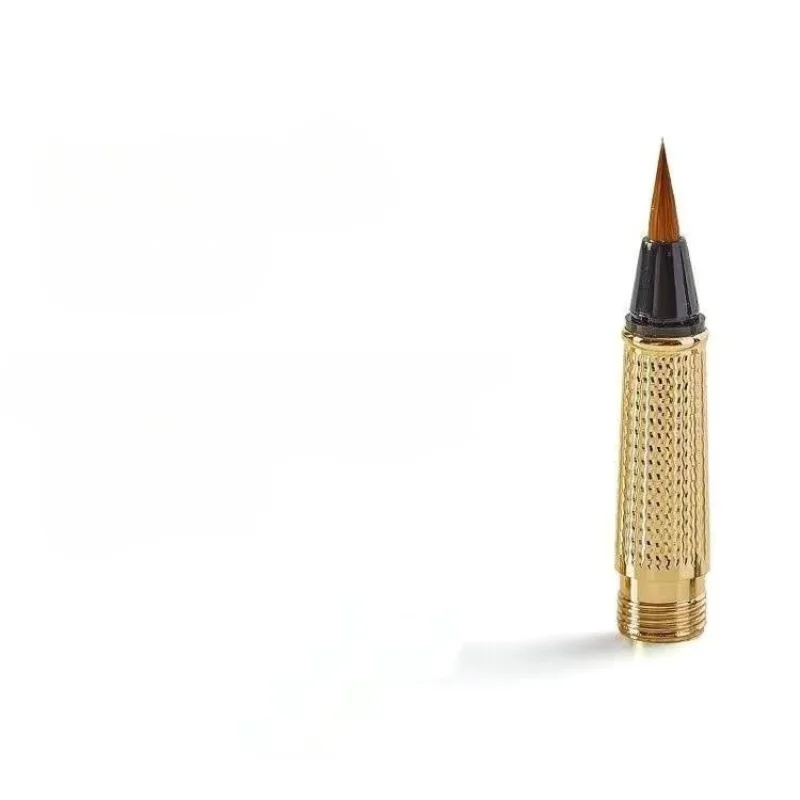 Penna a pennello con punta a pennello e calligrafia cinese a forma di testa di coniglio, in pelo di donnola._voghion.com