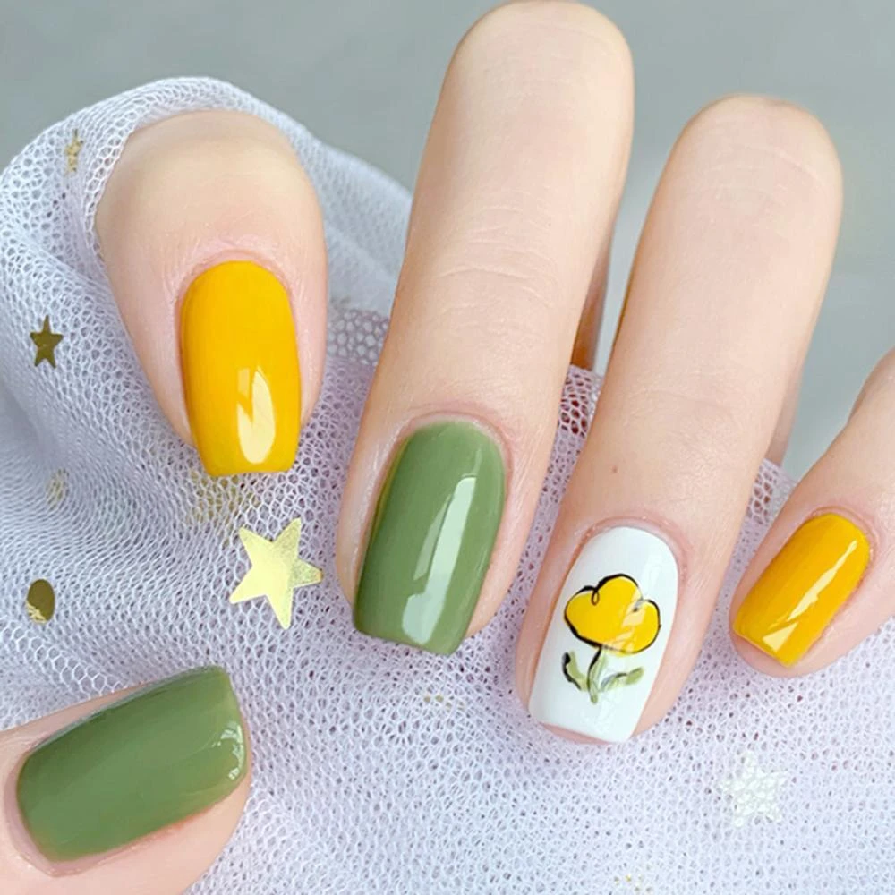 Dual color Nails Gel Polish Waterborne Shiny Quick Drying Lacquer Manicure  Nail Polish Combination DIY 2 In 1 Nail Art Gel|Nail Polish| - AliExpress