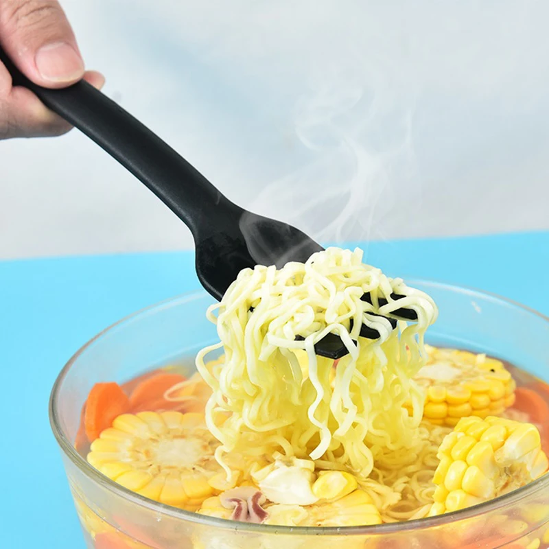 1/3Pcs Utensils Set Serving Cooking Kitchen Cutlery Spoons Nylon Kit Spatula Tableware Portable Camping Plastic Slotted Flatware