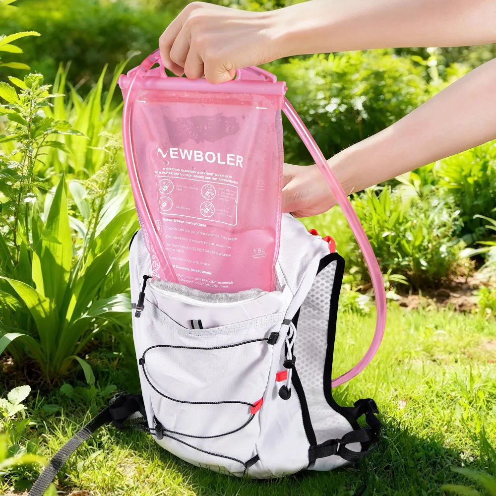 NEWBOLER Outdoor Sport Camping Wasserblase Lauf- und Fahrrad-Trinkflasche Faltbare TPU Weiche Wasserflasche 1L/1,5L/2L/3L – Detail 15