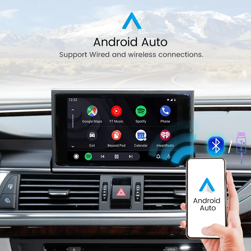  ī÷ Ai ڽ, ƿ A1 Q3 A4 A7 A8 MMI 3G OEM ȭ ̽ , ȵ̵ ڵ ڴ ڽ, GPS Siri BT FM